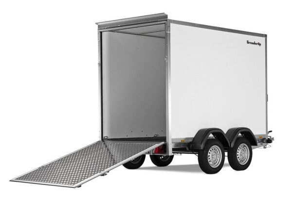 Skříňový přívěs Brenderup 7350TBR 350x155x185 cm 2500 kg RAMPA