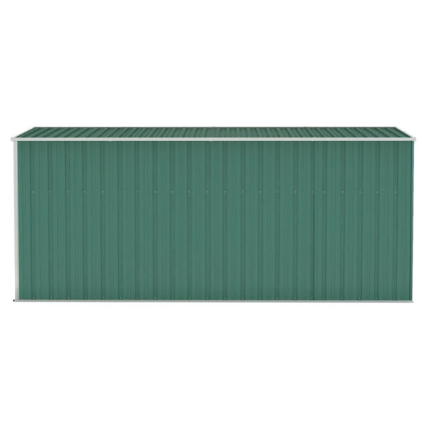 ZAHRADNÍ KŮLNA ZELENÁ 118 X 382 X 178 CM POZINKOVANÁ OCEL - Image 4